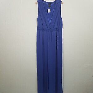 NWT Ashley Stewart Sleeveless Jumpsuit Size 18